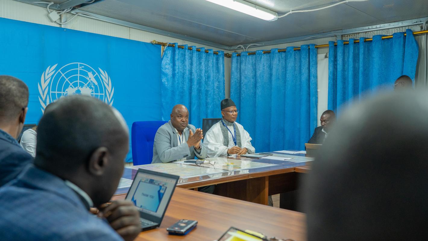 Des étudiants de Goma en visite à la MONUSCO pour comprendre le mandat et les priorités de la Mission