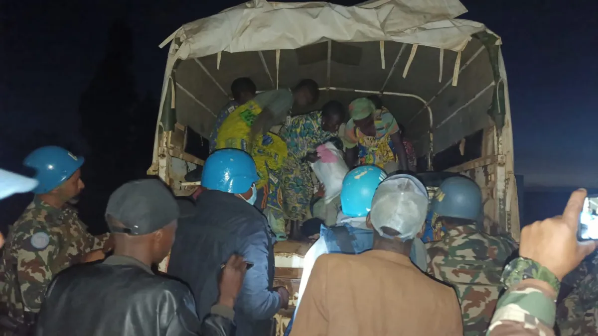 Peacekeepers’ intervention