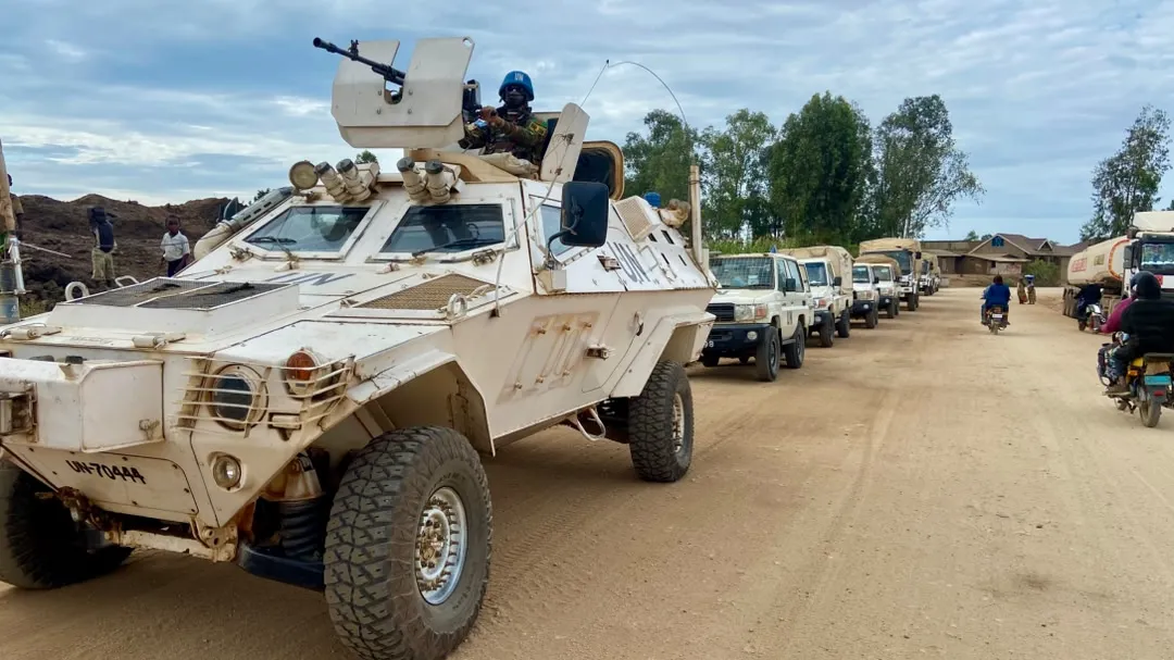 MONUSCO strengthens support and establishes a mobile military Base in Mongbwalu to secure health operations