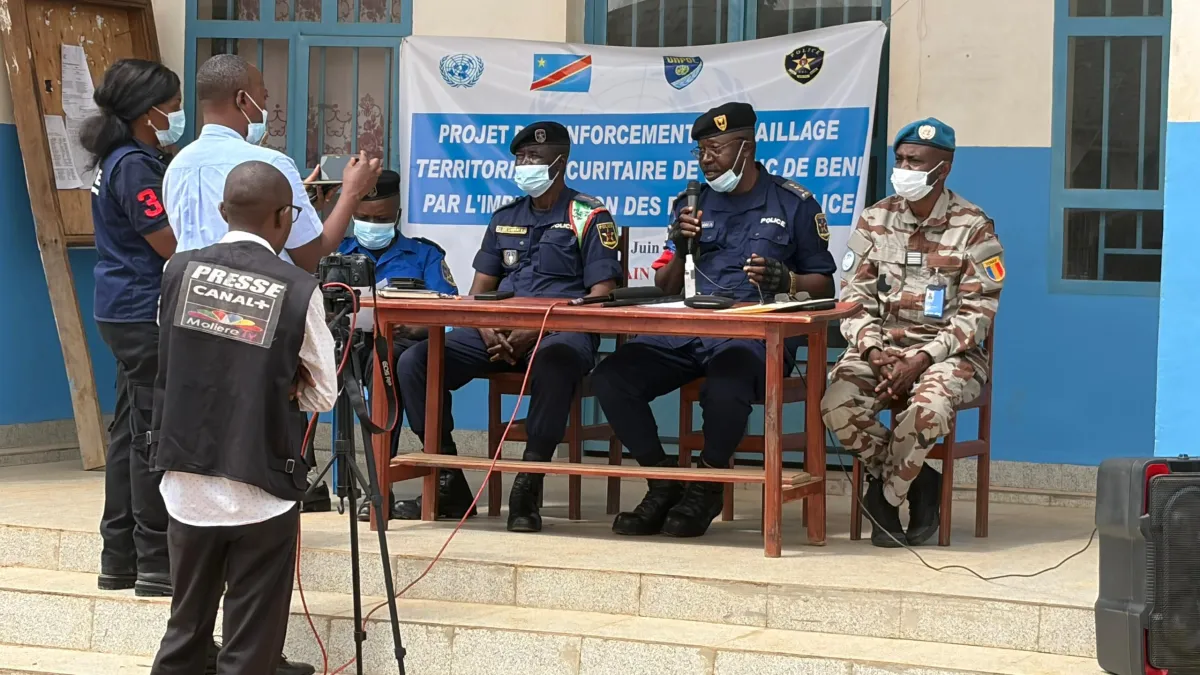 La MONUSCO, à travers sa Police civile (UNPOL), a lancé ce lundi 8 juin un projet ambitieux de renforcement du maillage territorial sécuritaire dans la ville de Beni, chef-lieu provincial provisoire du Nord-Kivu.