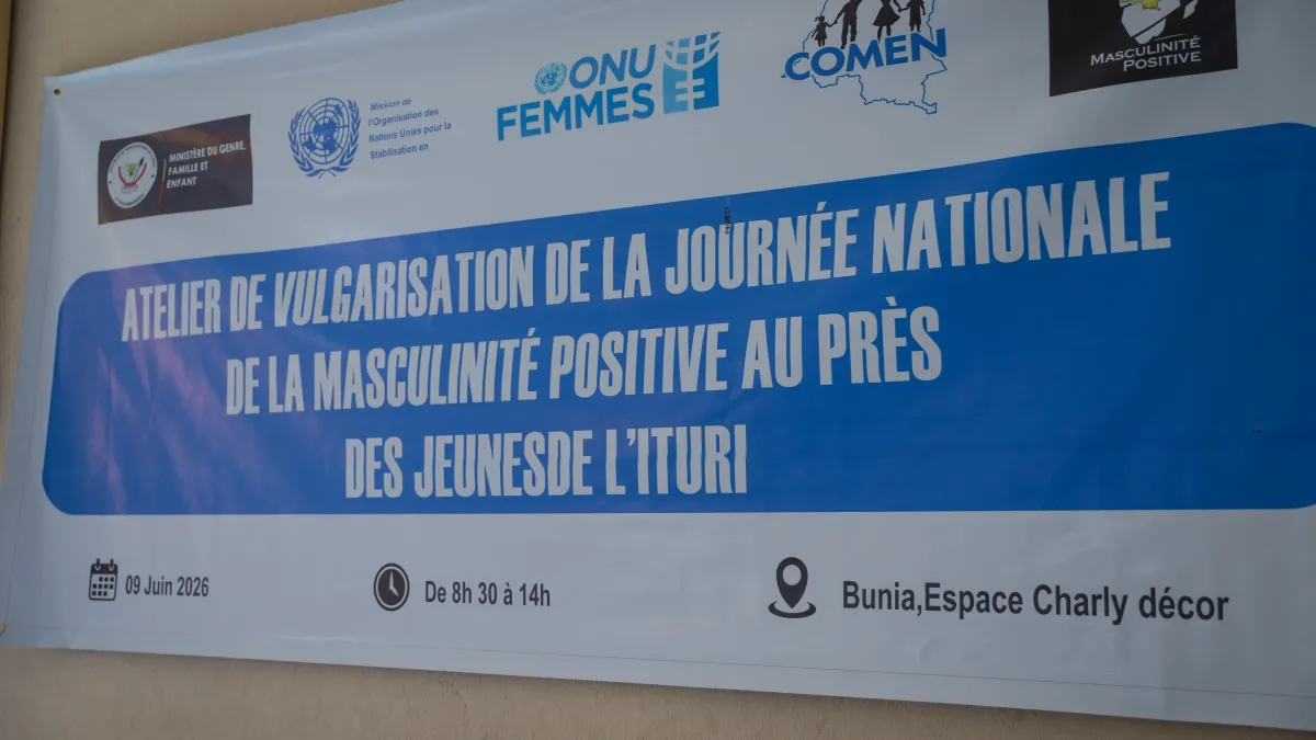Des jeunes leaders appelés à promouvoir la masculinité positive pour prévenir les violences basées sur le genre