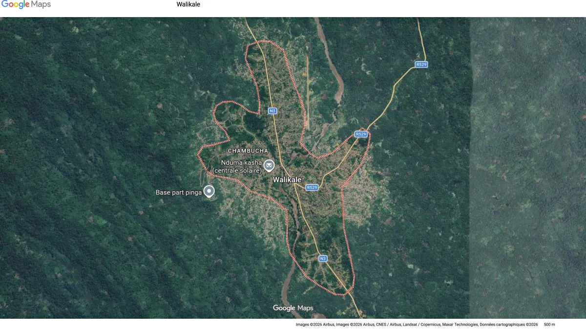 Walikale Map Walikale Map