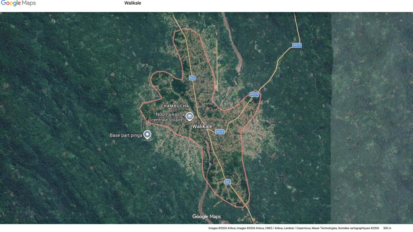 Walikale Map Walikale Map
