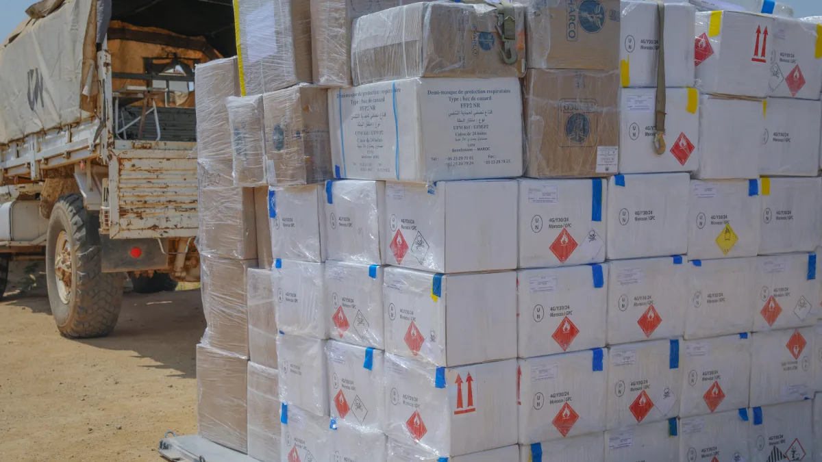 Since the beginning of the outbreak, MONUSCO has supported response efforts by providing ground and air logistical assets to facilitate the transportation of personnel and medical supplies.