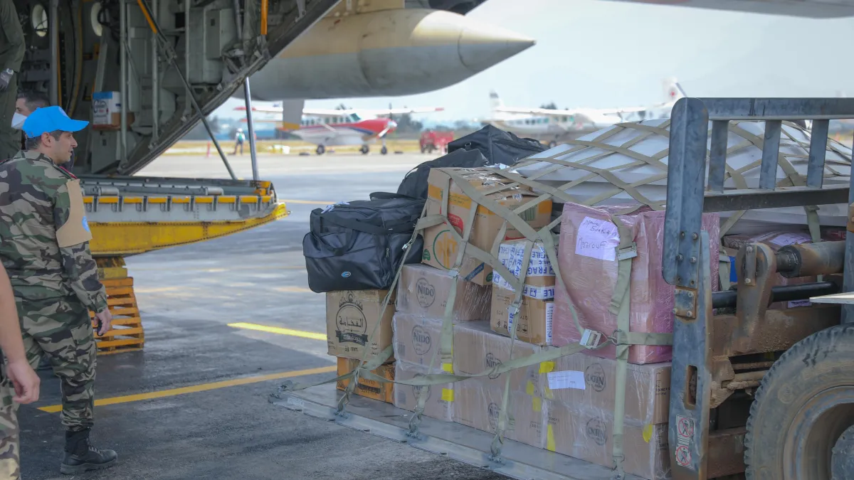 Since the beginning of the outbreak, MONUSCO has supported response efforts by providing ground and air logistical assets to facilitate the transportation of personnel and medical supplies.