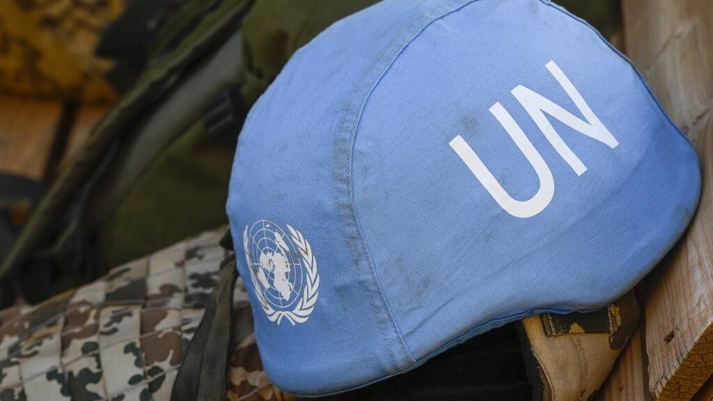 A UN Blue Helmet