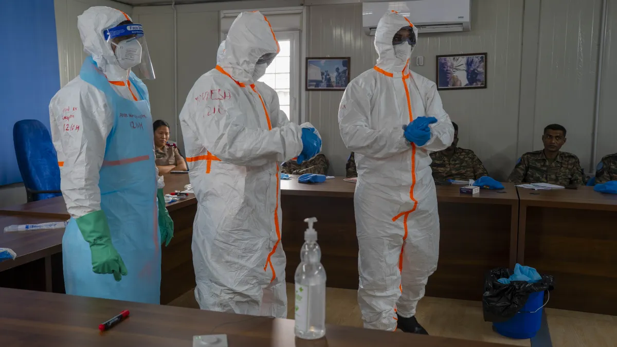 Ebola: MONUSCO and WHO Strengthen the Capacity of the Mission’s Healthcare Personnel in Goma