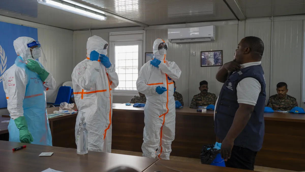 Ebola: MONUSCO and WHO Strengthen the Capacity of the Mission’s Healthcare Personnel in Goma