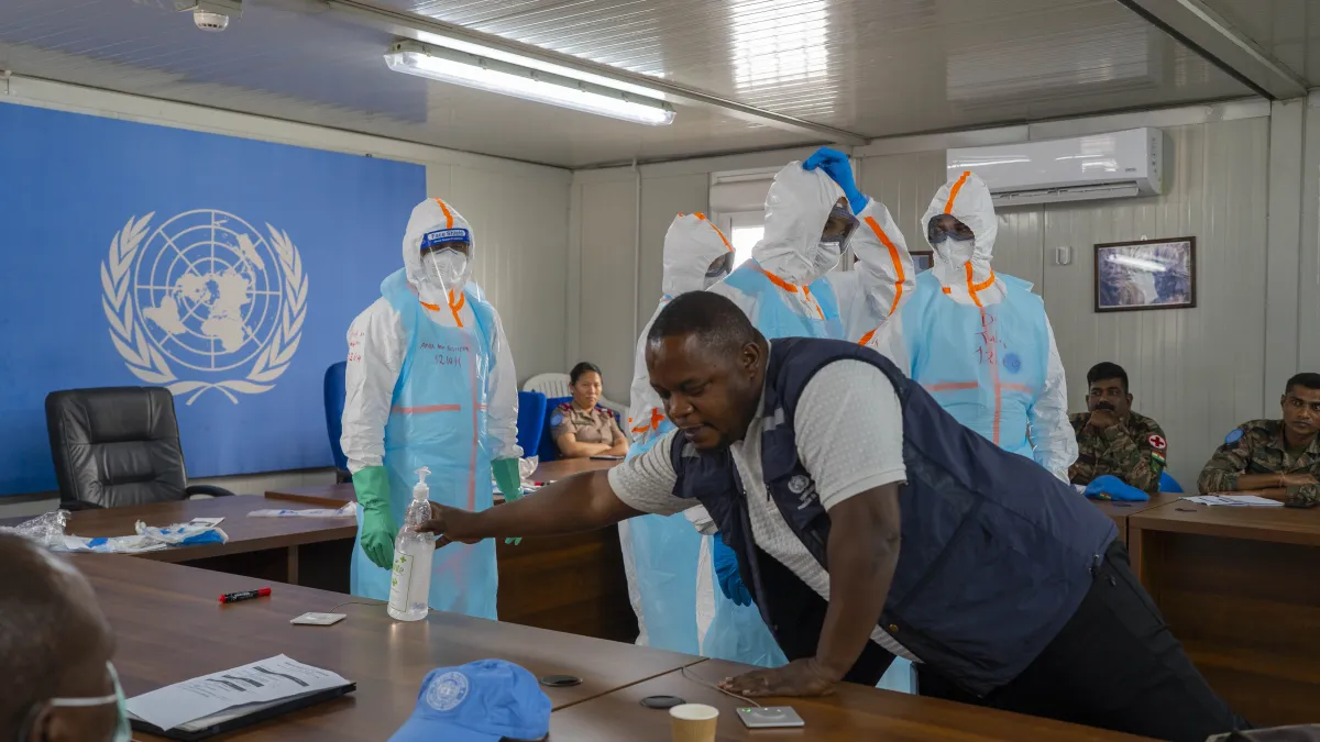 Ebola: MONUSCO and WHO Strengthen the Capacity of the Mission’s Healthcare Personnel in Goma