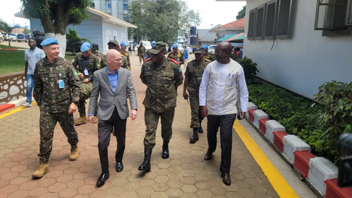 SRSG in Bunia SRSG in Bunia