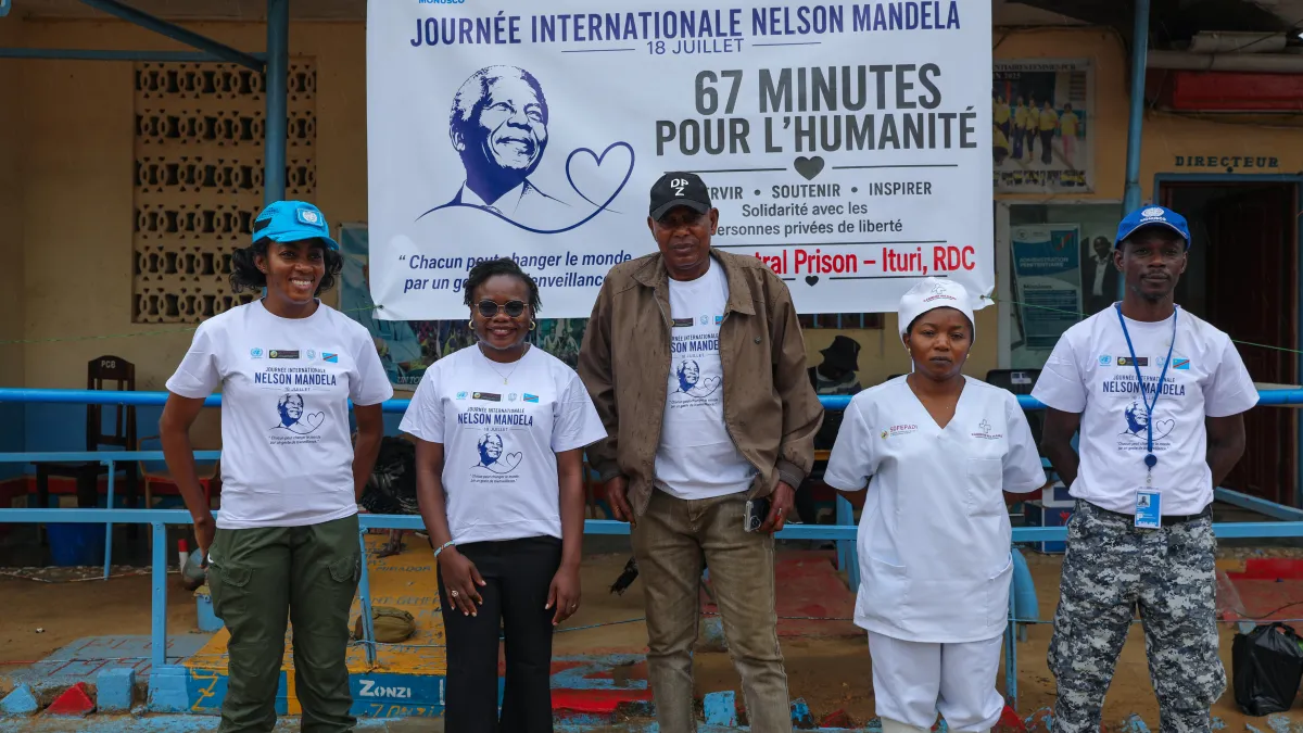 Malgré le contexte marqué par l'épidémie d'Ebola en Ituri, les activités ont été adaptées afin de respecter les mesures de prévention tout en maintenant ce rendez-vous annuel inspiré par l'héritage de Nelson Mandela, lui-même détenu pendant 27 ans avant de devenir un symbole mondial de paix, de justice et de réconciliation.
