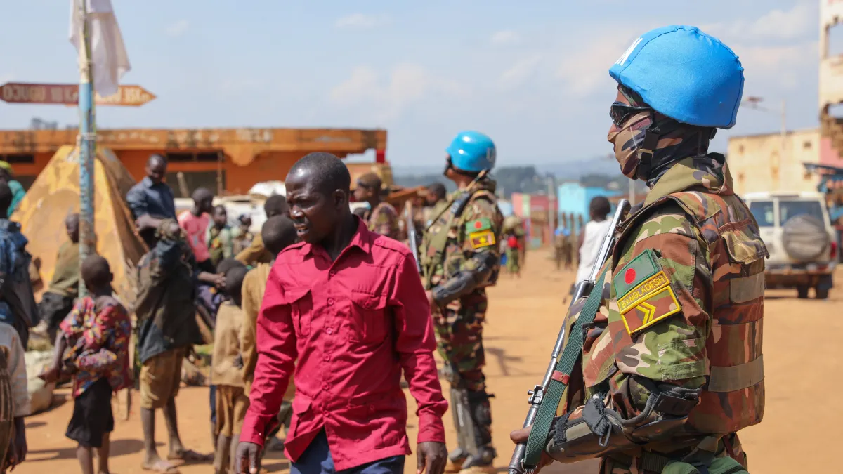 UN peacekeepers in Bule and Fataki
