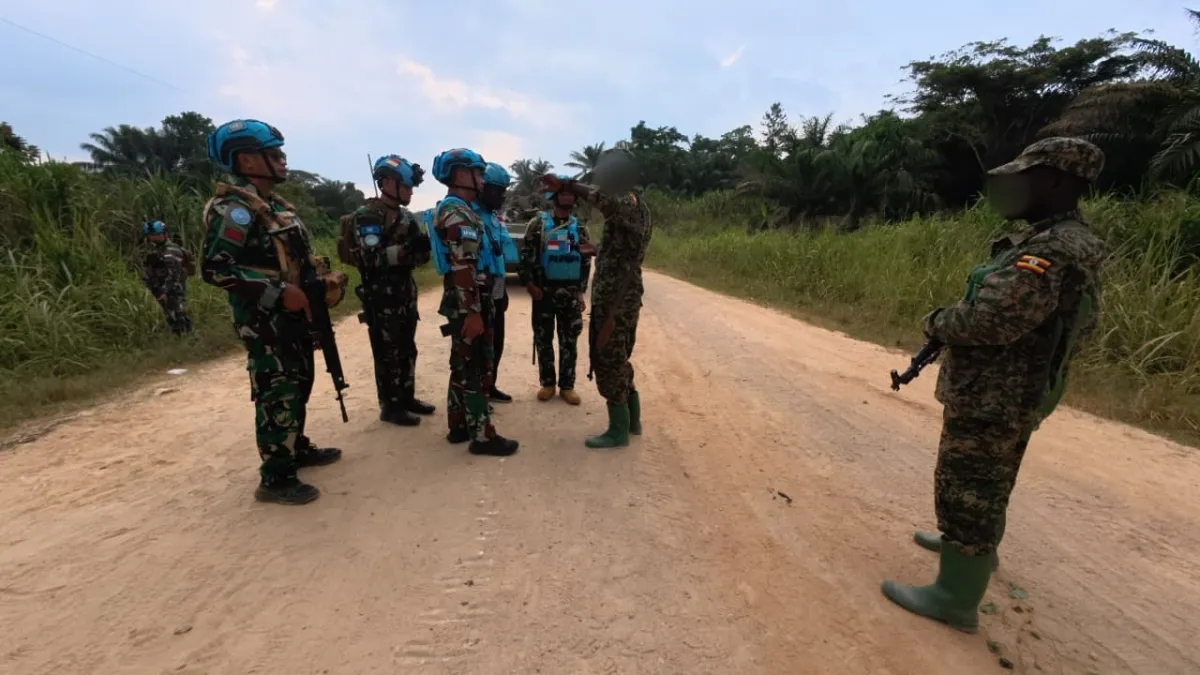 Alertées par des relais locaux de la situation à Bamande, deux équipes de réaction du contingent indonésien de la MONUSCO ont été dépêchées sur place à partir de la base opérationnelle permanente de Komanda.