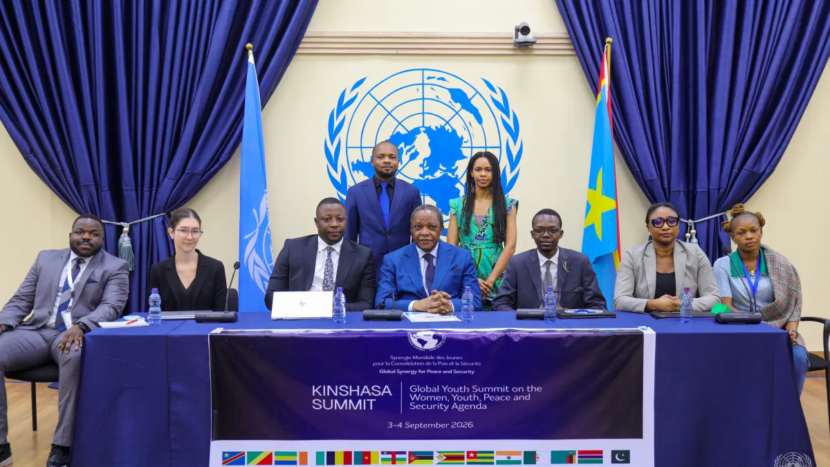 Des délégués venus de Côte d’Ivoire, du Tchad, de Centrafrique et du Congo-Brazzaville ont pris part au sommet de Kinshasa. L’Organisation ambitionne de fédérer les efforts des jeunes du monde pour arriver à une plus grande participation dans les instances de prise de décision.