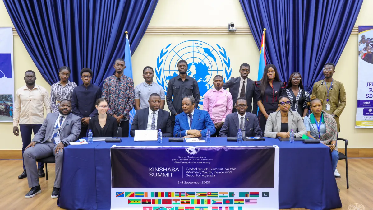 Des délégués venus de Côte d’Ivoire, du Tchad, de Centrafrique et du Congo-Brazzaville ont pris part au sommet de Kinshasa. L’Organisation ambitionne de fédérer les efforts des jeunes du monde pour arriver à une plus grande participation dans les instances de prise de décision.