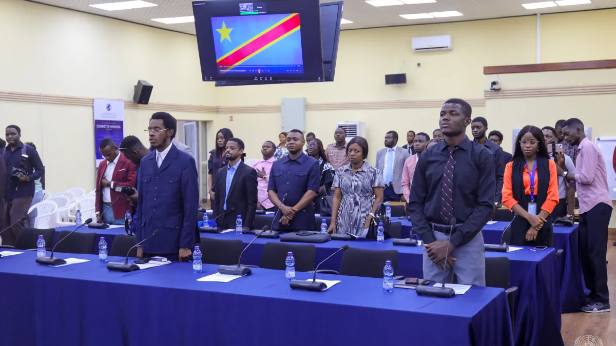 Des délégués venus de Côte d’Ivoire, du Tchad, de Centrafrique et du Congo-Brazzaville ont pris part au sommet de Kinshasa. L’Organisation ambitionne de fédérer les efforts des jeunes du monde pour arriver à une plus grande participation dans les instances de prise de décision.