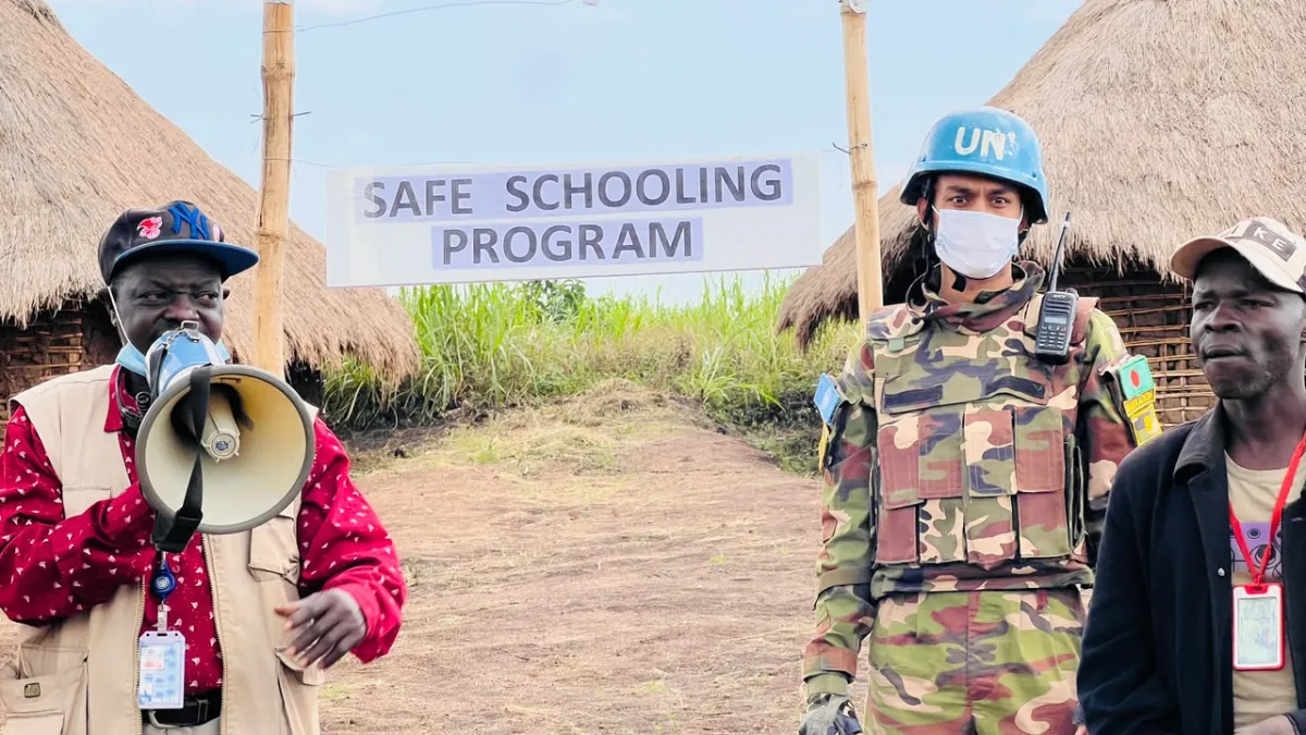 Chaque jour, des patrouilles conjointes sont organisées avec les FARDC autour des écoles et dans les secteurs les plus exposés aux attaques armées.