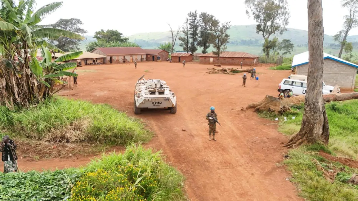Chaque jour, des patrouilles conjointes sont organisées avec les FARDC autour des écoles et dans les secteurs les plus exposés aux attaques armées.