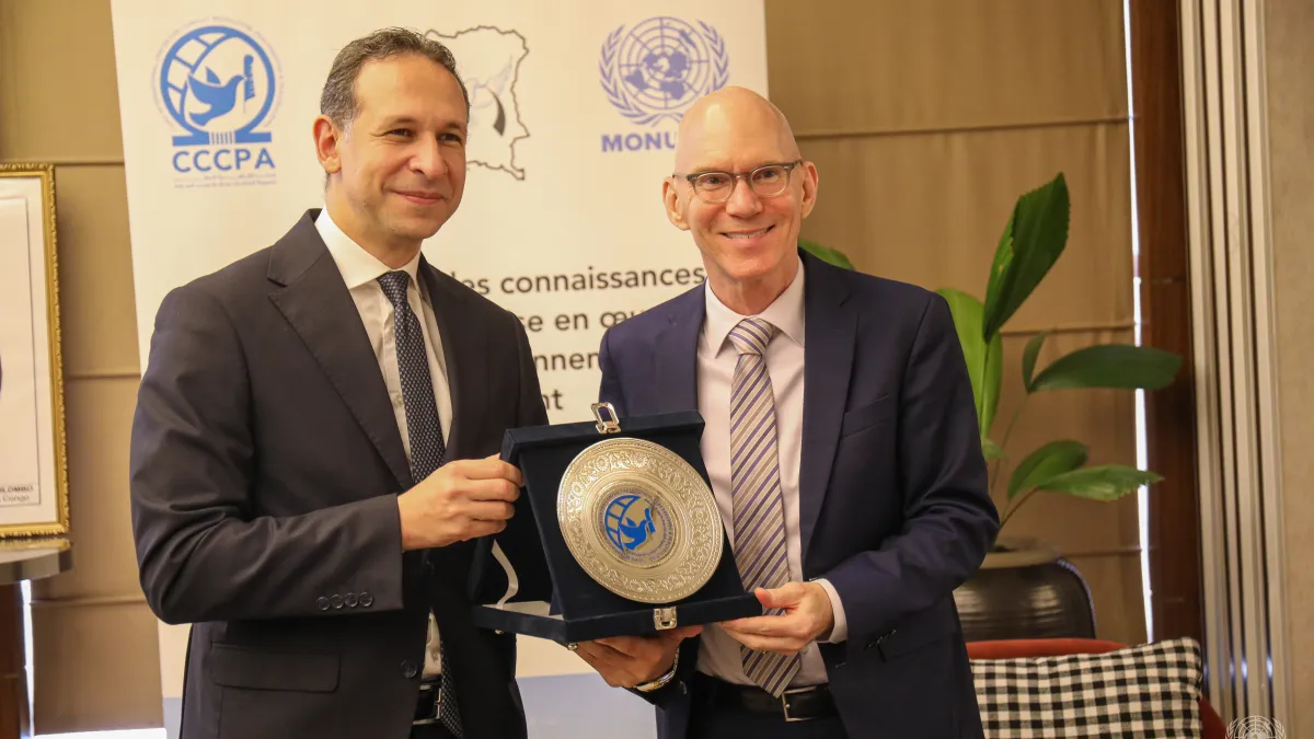 A one-week training programme organized by the Cairo International Center for Conflict Resolution, Peacekeeping and Peacebuilding (CCCPA), with the support of MONUSCO, the Government of the DRC and Egypt, opened in Kinshasa on Monday, 26 October.