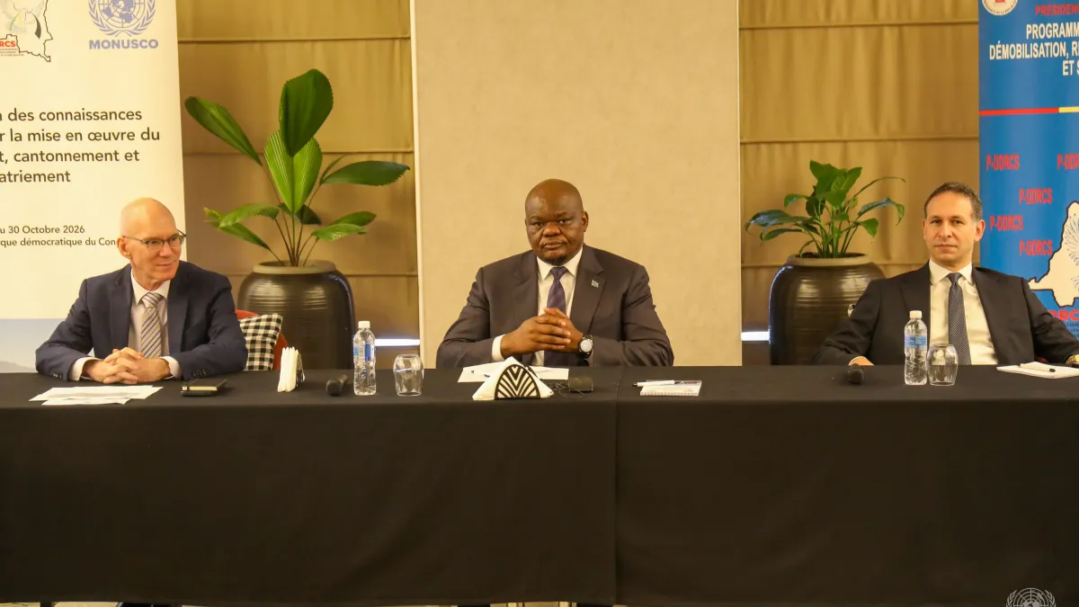 A one-week training programme organized by the Cairo International Center for Conflict Resolution, Peacekeeping and Peacebuilding (CCCPA), with the support of MONUSCO, the Government of the DRC and Egypt, opened in Kinshasa on Monday, 26 October.