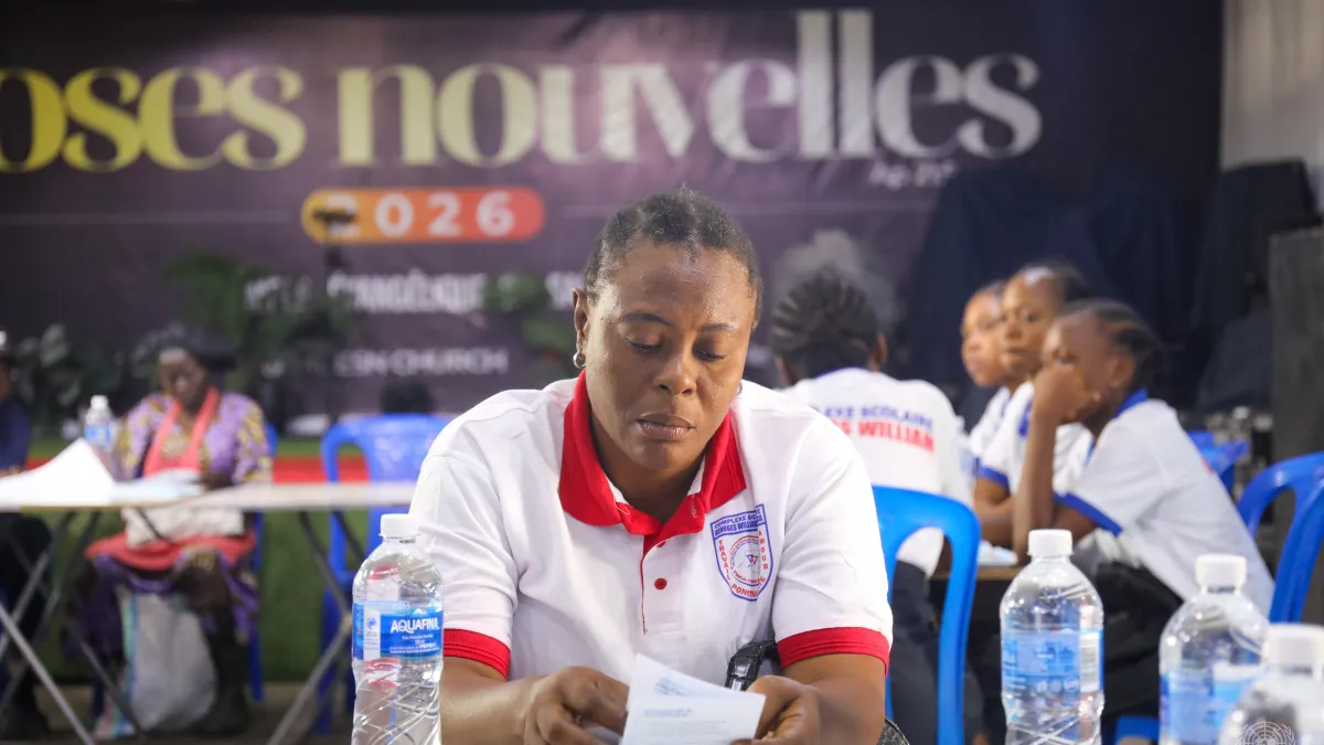 Au total, une trentaine de jeunes filles ont participé à la séance de sensibilisation organisée par UNPOL et la Police congolaise.