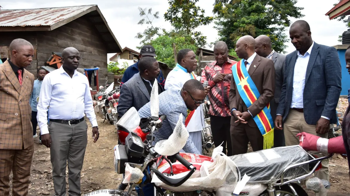 Motorcycles of the Beni authorities Motorcycles of the Beni authorities