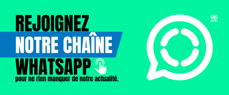 Follow the MONUSCO channel on WhatsApp: