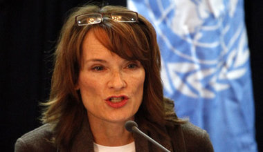 Georgette Gagnon, Directrice de la Division de la coopération technique et des opérations de terrain du Haut-Commissariat des Nations Unies aux droits de l'Homme. Photo UN