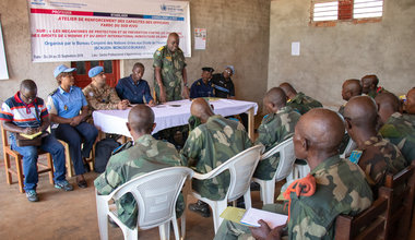 Sud-Kivu : La MONUSCO forme les forces de sécurité sur le respect des Droits de l’Homme. Photo MONUSCO/Alain Likota