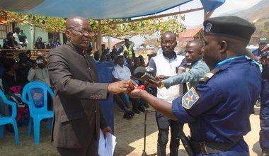 Uvira : la Police lacustre désormais opérationnelle, grâce à l’appui des partenaires de la RDC, dont la Monusco et l’OIM