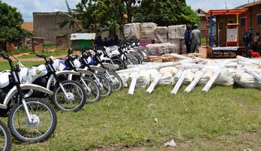  La MONUSCO appuie la Police nationale congolaise de Beni-Butembo et d'Oicha en matériel roulants et logistiques 
