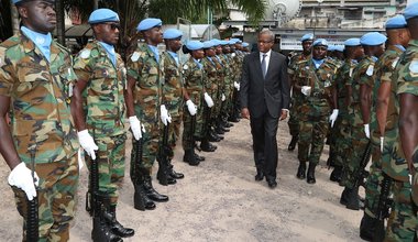 La MONUSCO commémore  la Journée internationale des Casques bleus