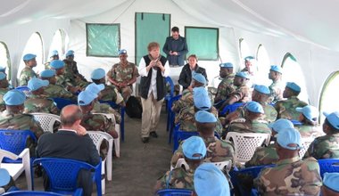 RDC : Jane Holl Lute en visite dans le pays suite à des allégations d'abus sexuels par des Casques bleus