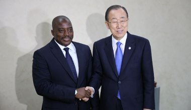 Ban Ki-moon encourage le Président congolais Kabila à apaiser les tensions dans son pays