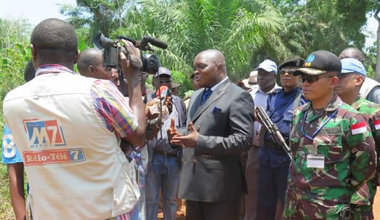 La MONUSCO démarre la réhabilitation de la route Dungu-Isiro, saluée par l’autorité locale 