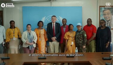 Visite de Christian Saunders en RDC