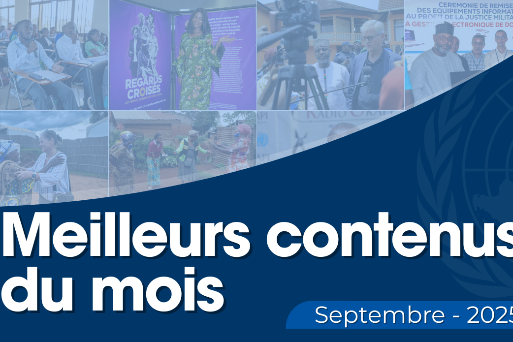 Un graphique avec la mention Meilleurs contenus du mois de Septembre 2025.