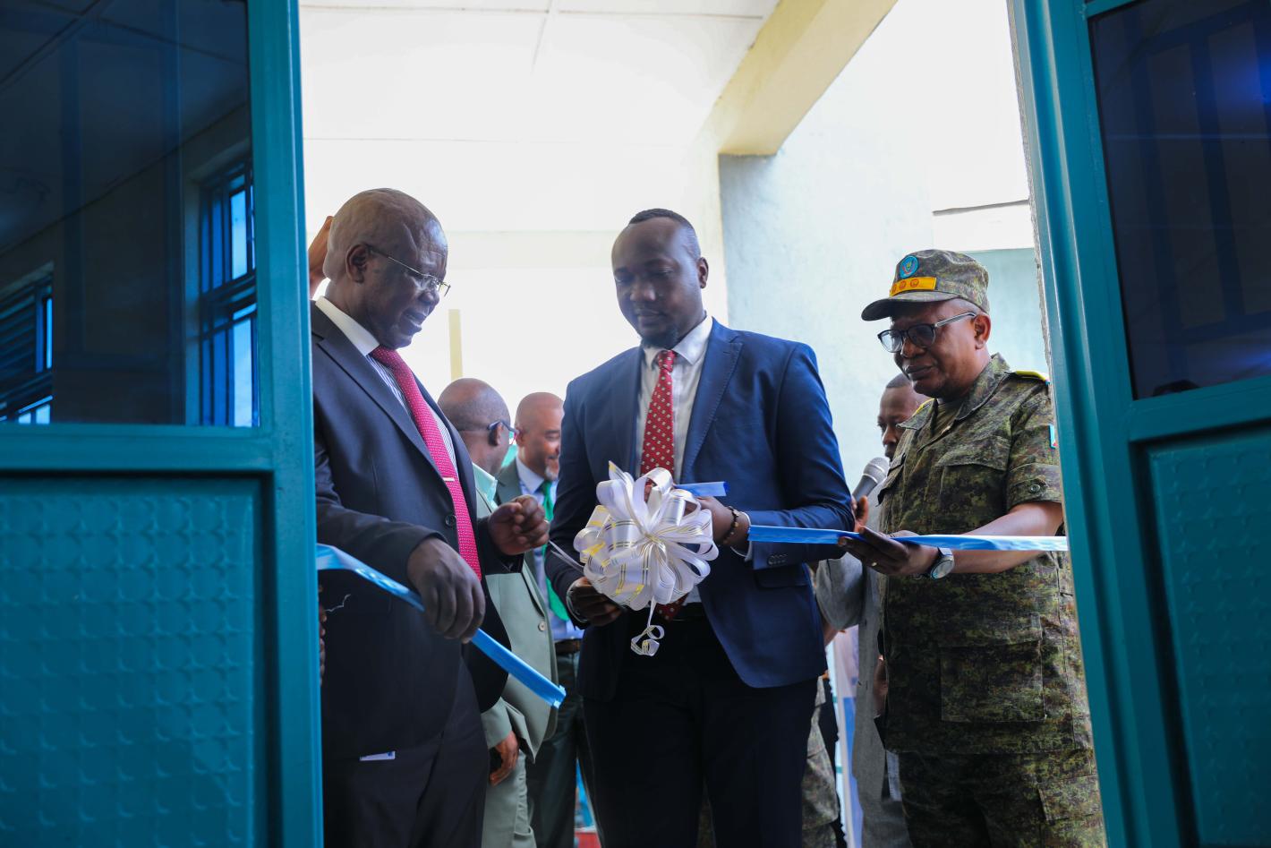 The building includes a technical room dedicated to digital investigations and the digital analysis of physical traces and clues used to reconstruct the sequence of events. Photo MONUSCO ©Didier Vignon Dossou-Gbakon