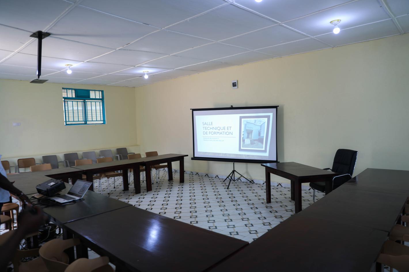 The building includes a technical room dedicated to digital investigations and the digital analysis of physical traces and clues used to reconstruct the sequence of events. Photo MONUSCO ©Didier Vignon Dossou-Gbakon