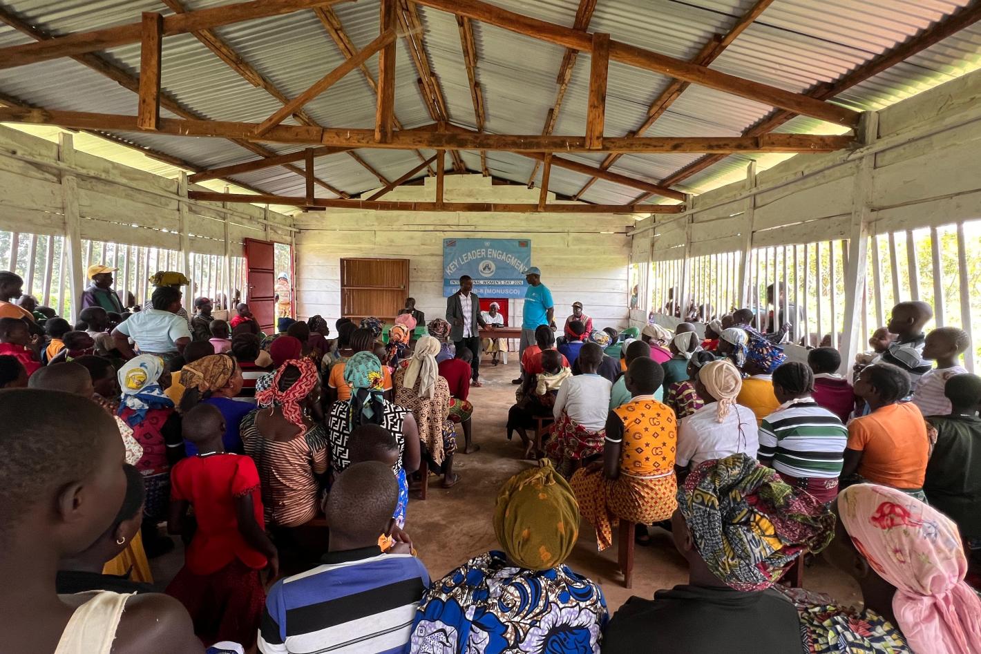 Les différentes composantes de la MONUSCO multiplient les activités de sensibilisation pour encourager la participation des femmes à la vie sociale et communautaire, tout en renforçant leur protection ainsi que celle des enfants.