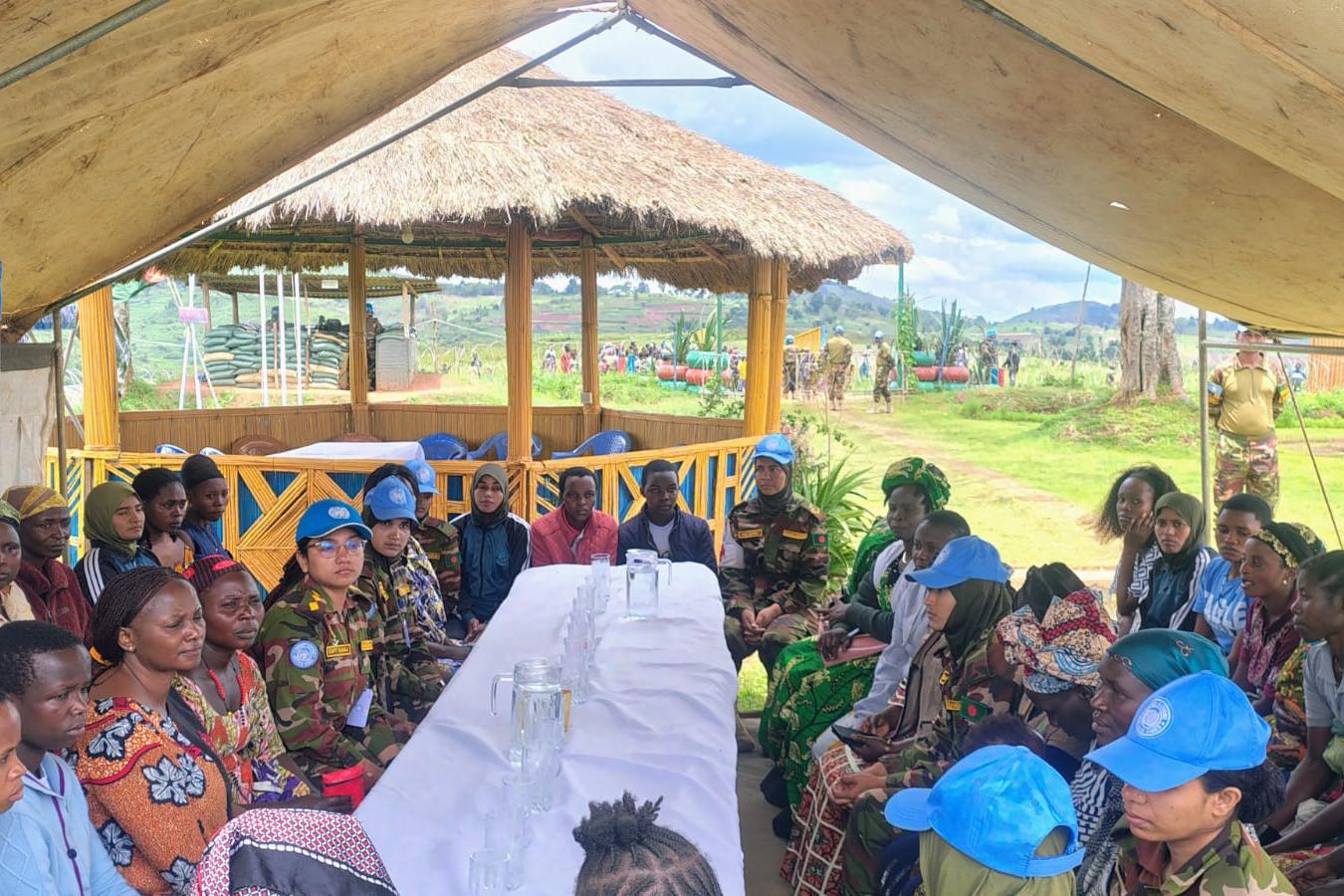 La MONUSCO réaffirme son engagement à renforcer la participation des femmes dans les mécanismes de prévention des conflits et de protection des civils. Photo MONUSCO ©Didier Vignon Dossou-Gbakon 