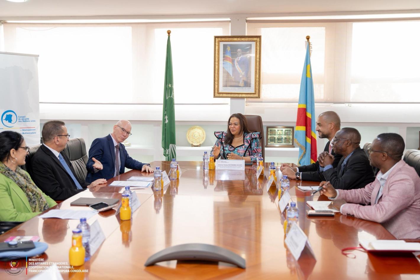 MONUSCO Head James Swan meets Minister of Foreign Affairs. dc4ac3e8-6b15-494e-a0a5-cbd70b3a0457.jpeg