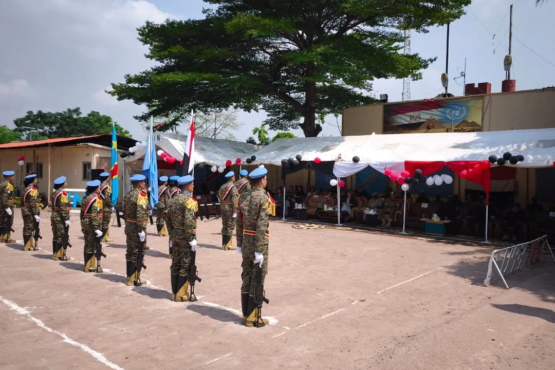 180 UN police officers, including 22 women, deployed since April 2025 within MONUSCO, were awarded the United Nations Peace Medal.