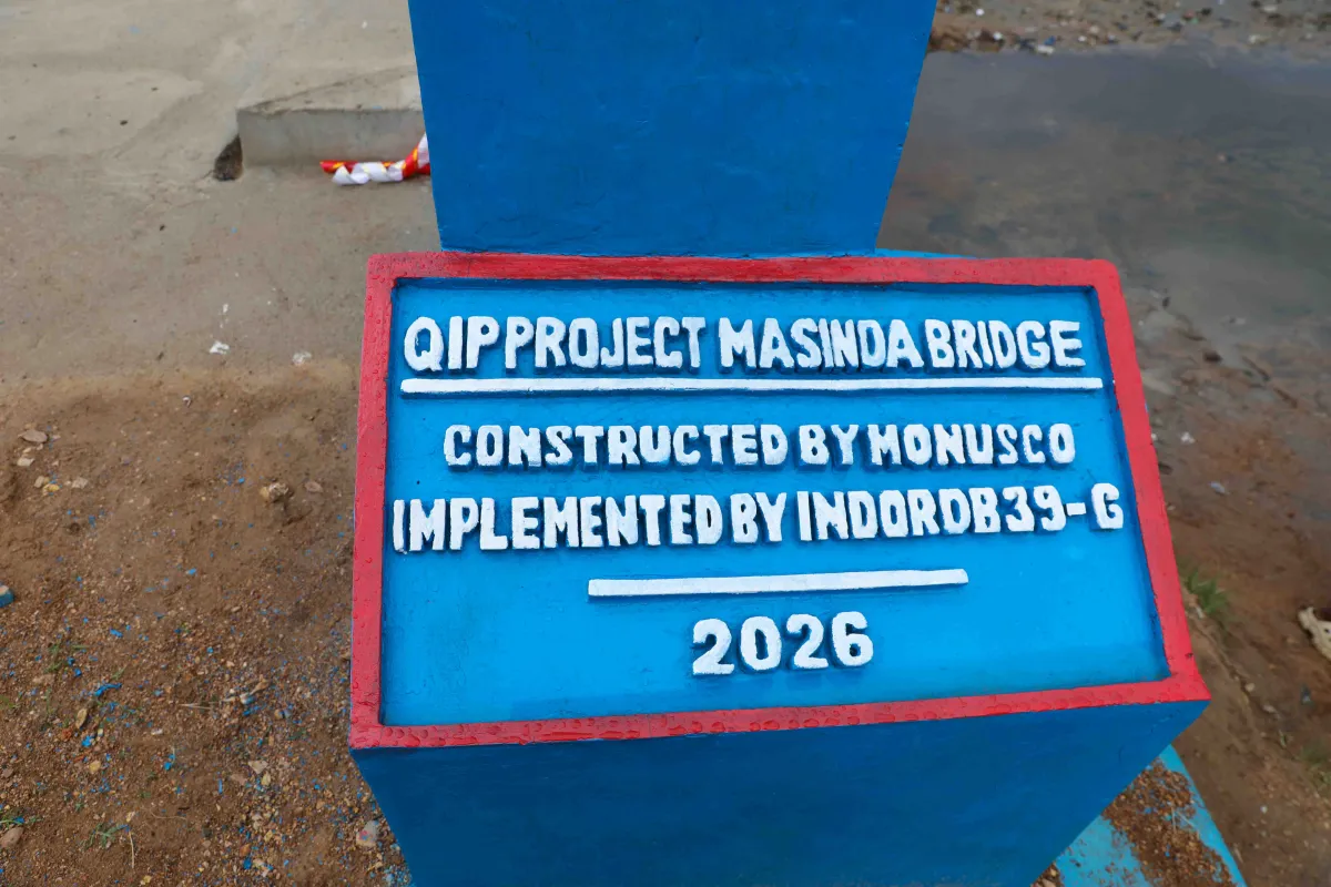 The security dimension of this project is fully aligned with MONUSCO’s efforts to strengthen the protection of civilians. 
