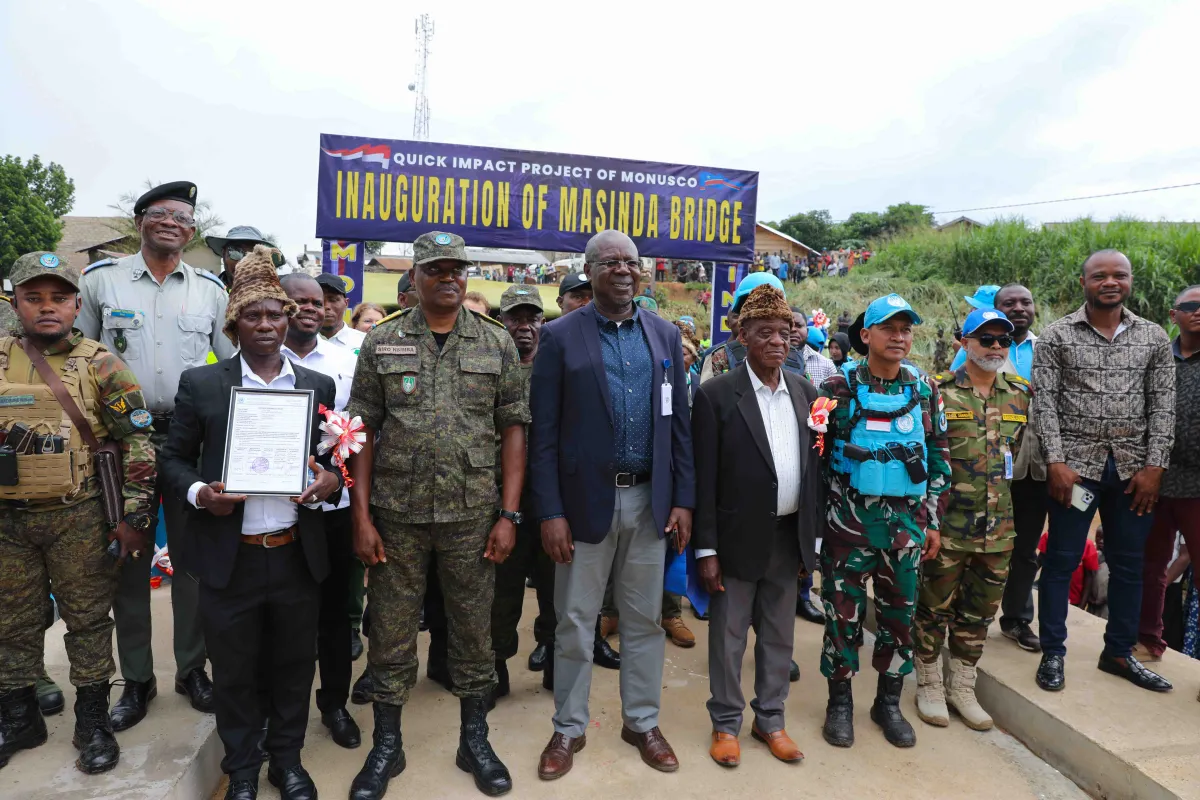 The security dimension of this project is fully aligned with MONUSCO’s efforts to strengthen the protection of civilians.