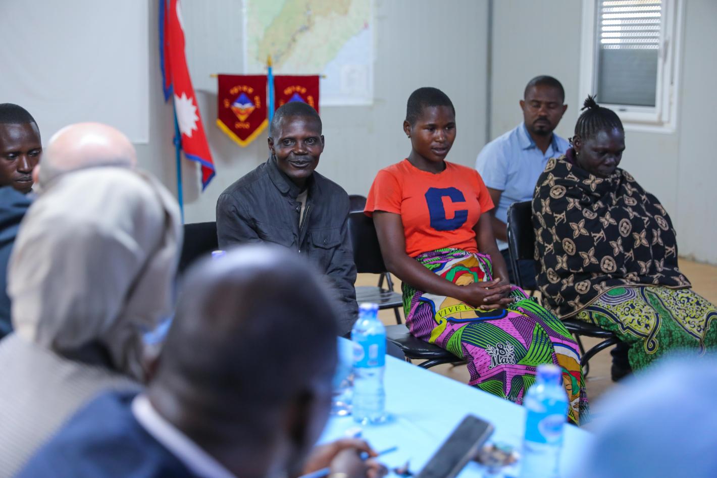 In Fataki, James Swan engages with displaced communities and local authorities