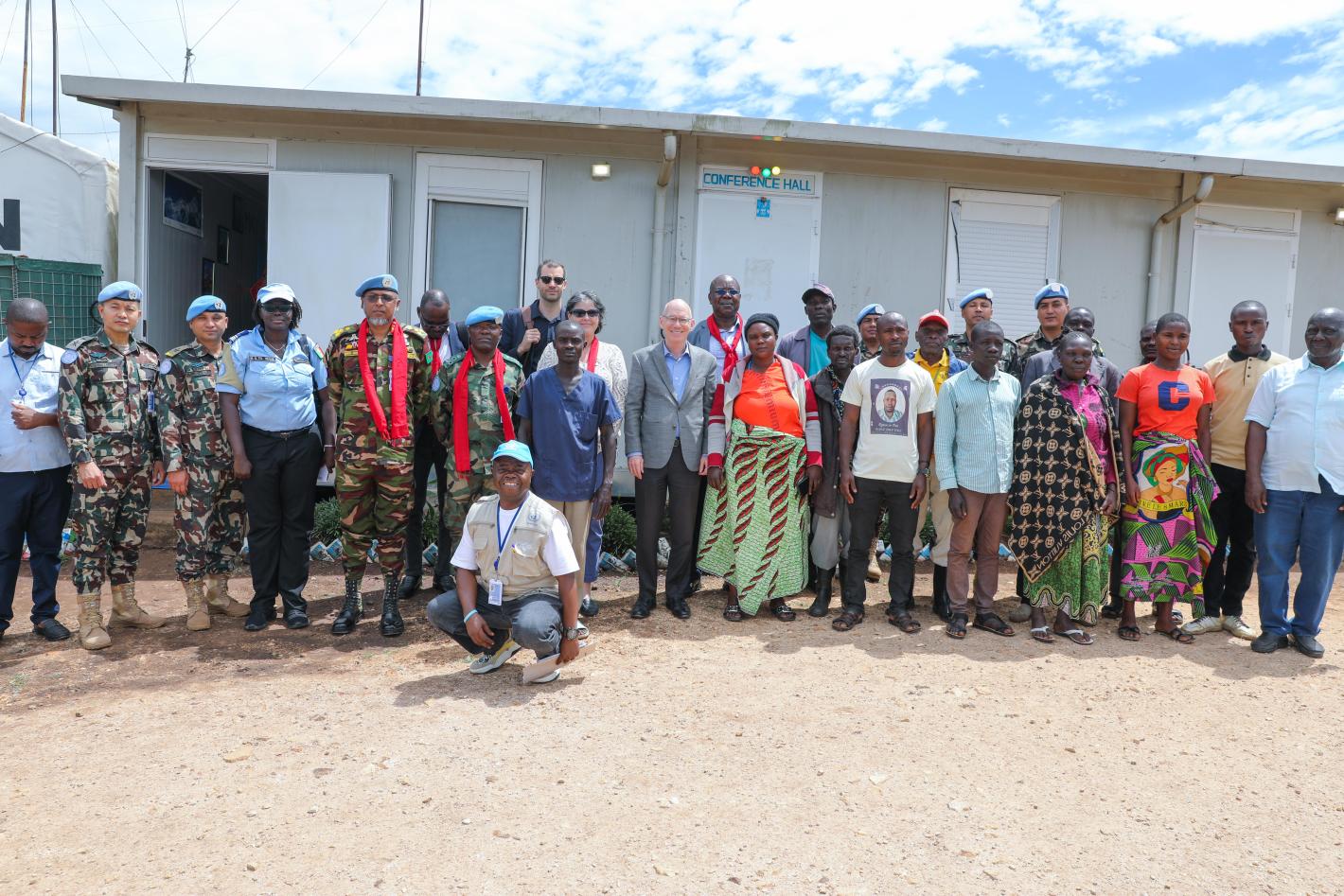 In Fataki, James Swan engages with displaced communities and local authorities