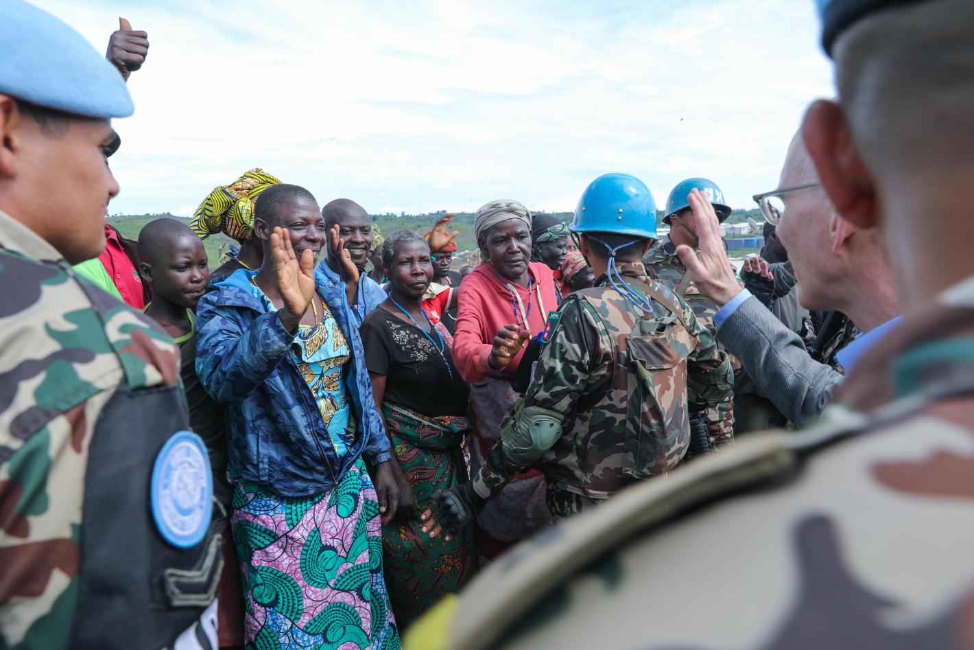 In Fataki, James Swan engages with displaced communities and local authorities