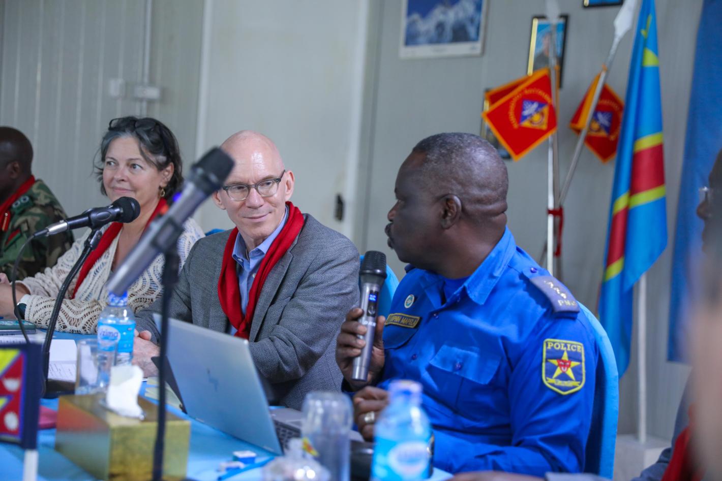 In Fataki, James Swan engages with displaced communities and local authorities