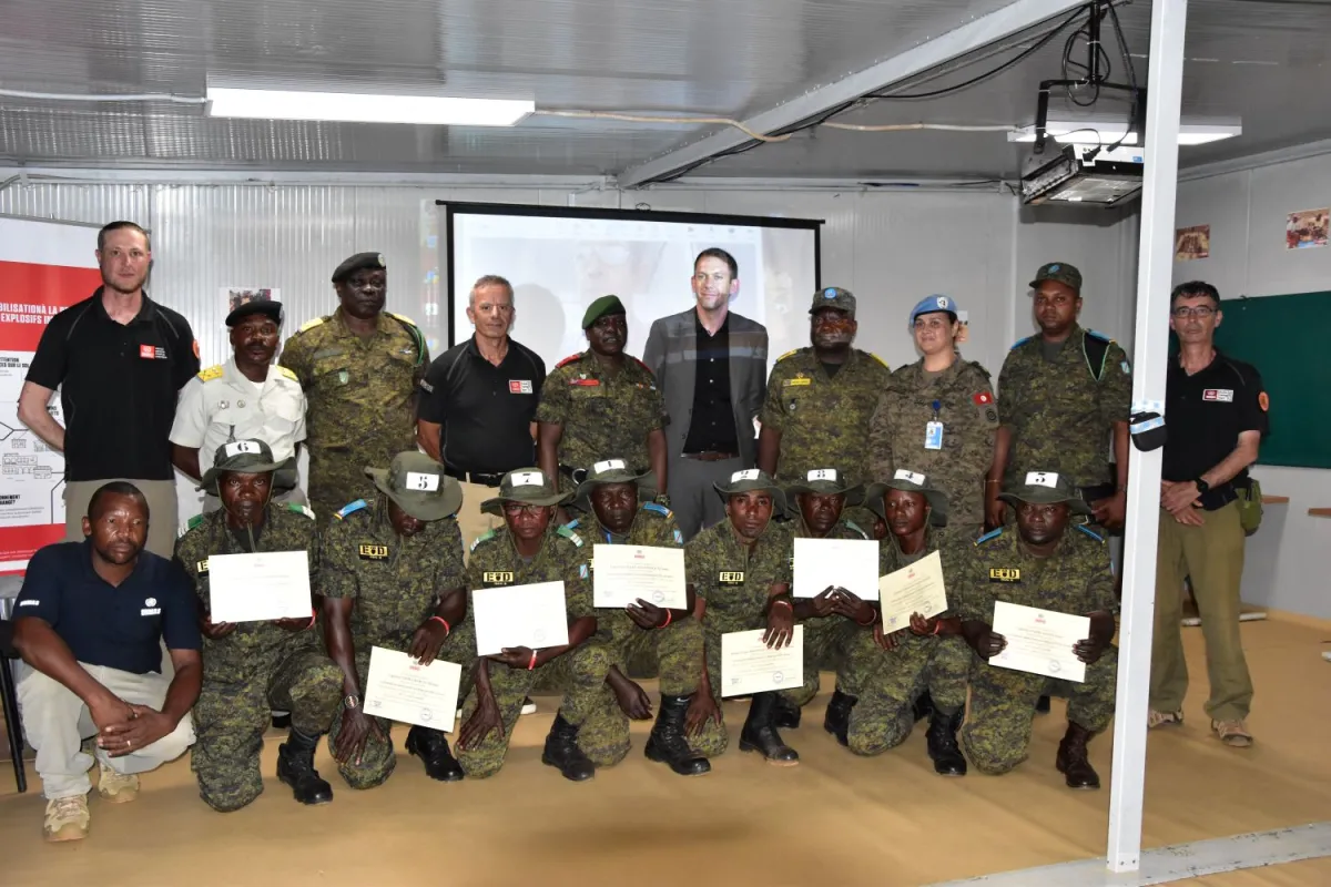 la MONUSCO ouvre un centre de formation au déminage à Beni